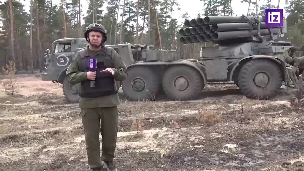 These shots show the work of the Uragan MLRS in the trenches and pillboxes of the AFU.
