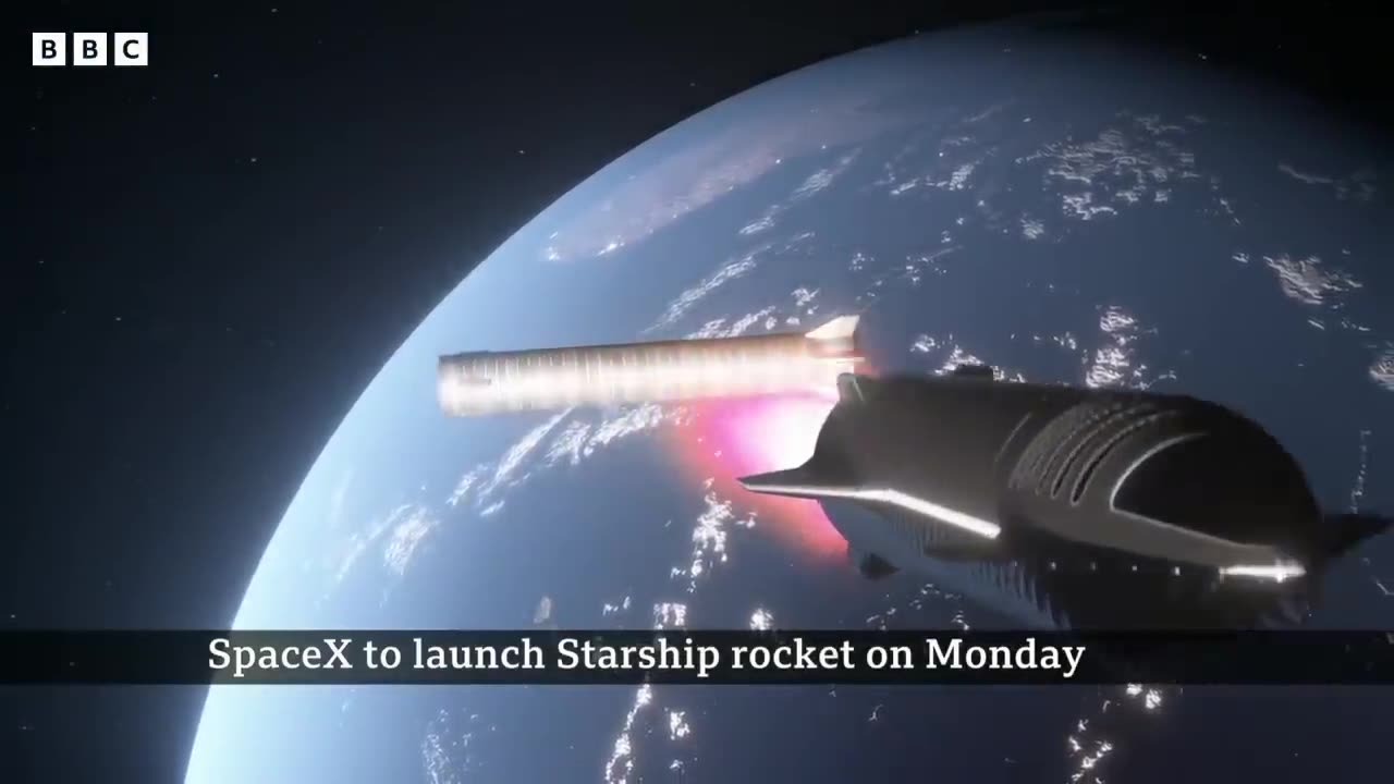 Starship: Elon Musk’s SpaceX set to launch world’s most powerful rocket - BBC News