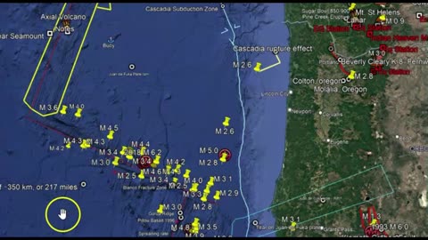 Two Earthquake Off The Coast Of Oregon M 3.1 and M 3.5