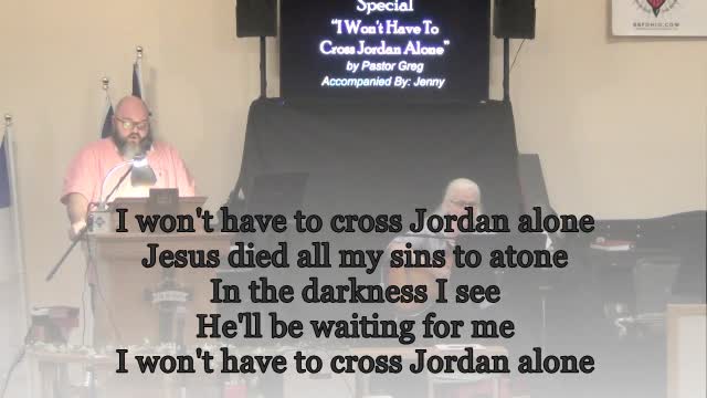 "I Won't Have To Cross Jordan Alone" 2018