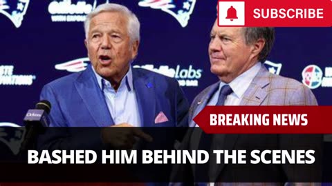 New Report Makes Bombshell Claim About Kraft Playing Big Role In Belichick Not Getting Coaching Job