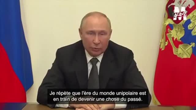 Poutine : Conférence à Moscou sur la sécurité internationale.