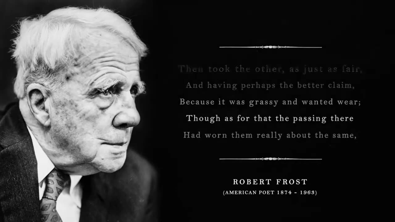 The Road Not Taken_ Robert Frost - Powerful Life Poetry _ Dare2Rise