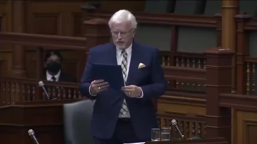 Ontario (Pureblood) MPP Cites Pfizer & Starts Questioning The Massive Increase in Vaccine Injury