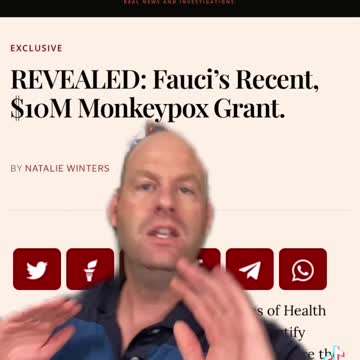 Fauci funded monkey pox!