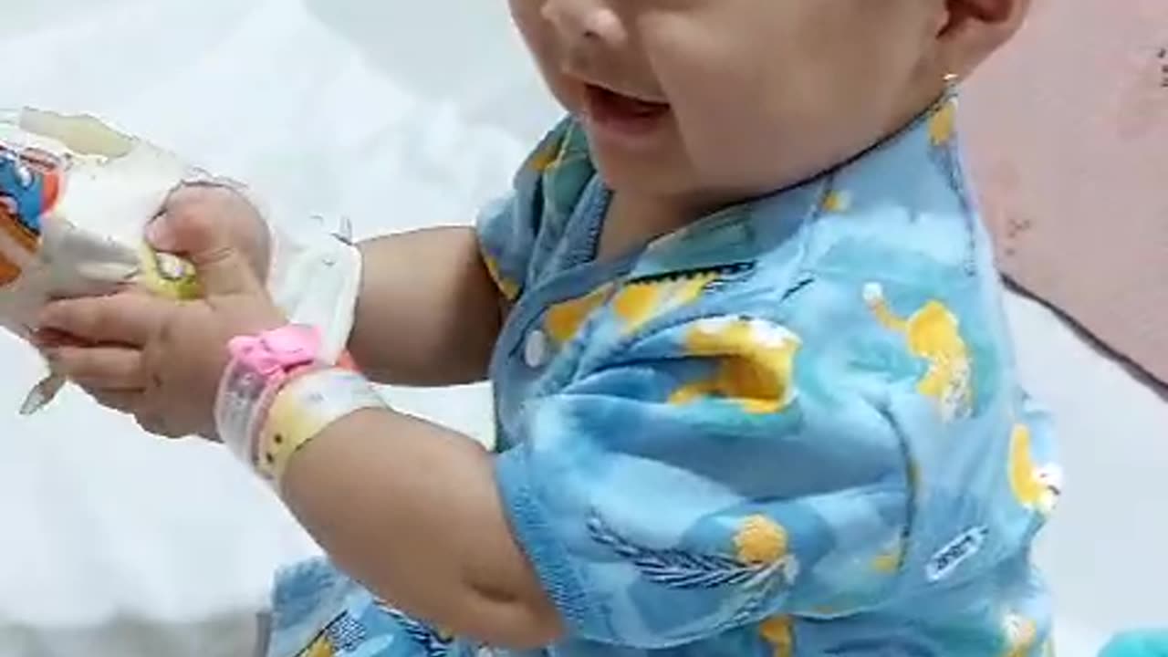 Baby in hospital