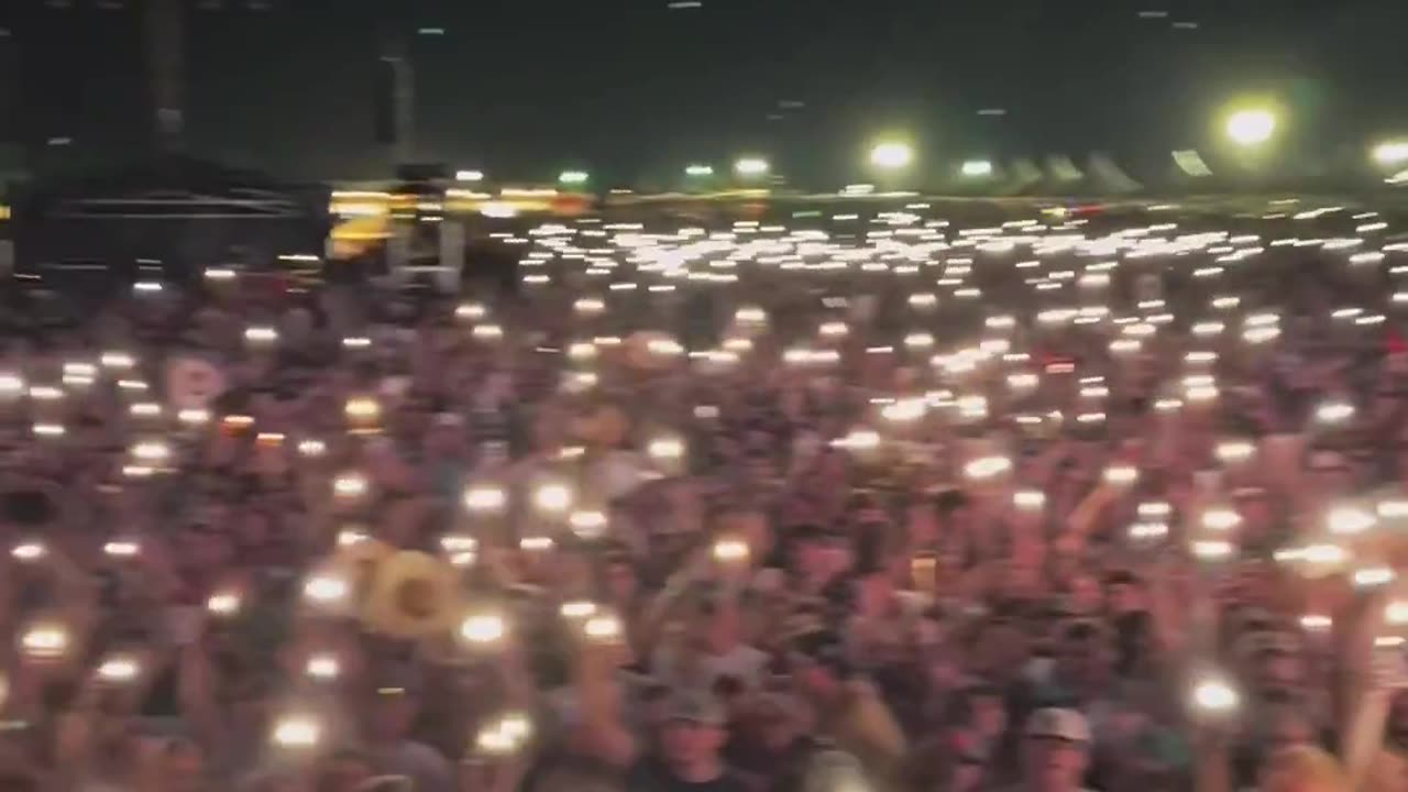 God Bless the USA - I'm old enough to remember when we did this with lighters