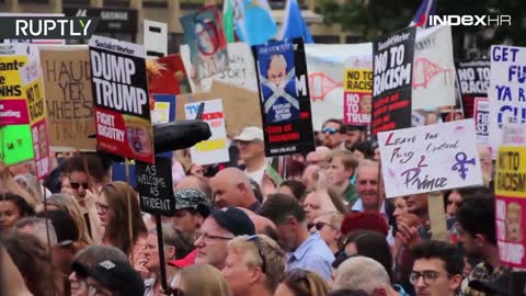 Prosvjedi protiv Trumpa u Glasgowu