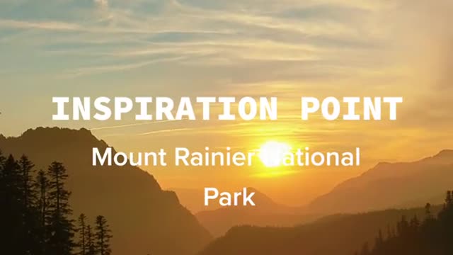 INSPIRATION POINTMount Rainier NatioaiPark