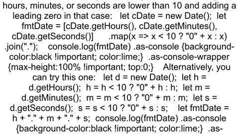 Javascript to return time in format 000000 from 000