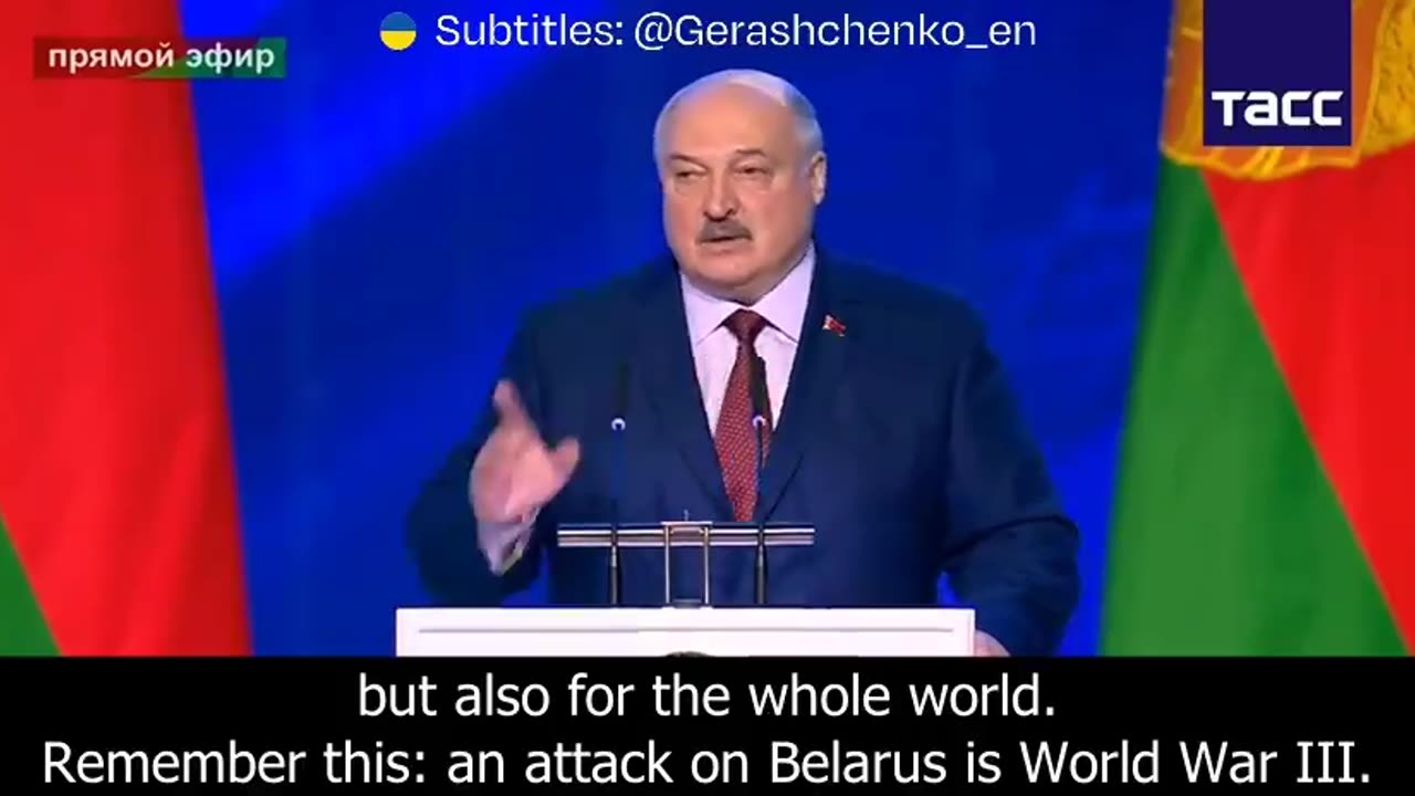 Lukashenko claims that "Americans ordered Kiev to attack Belarusian infrastructure".