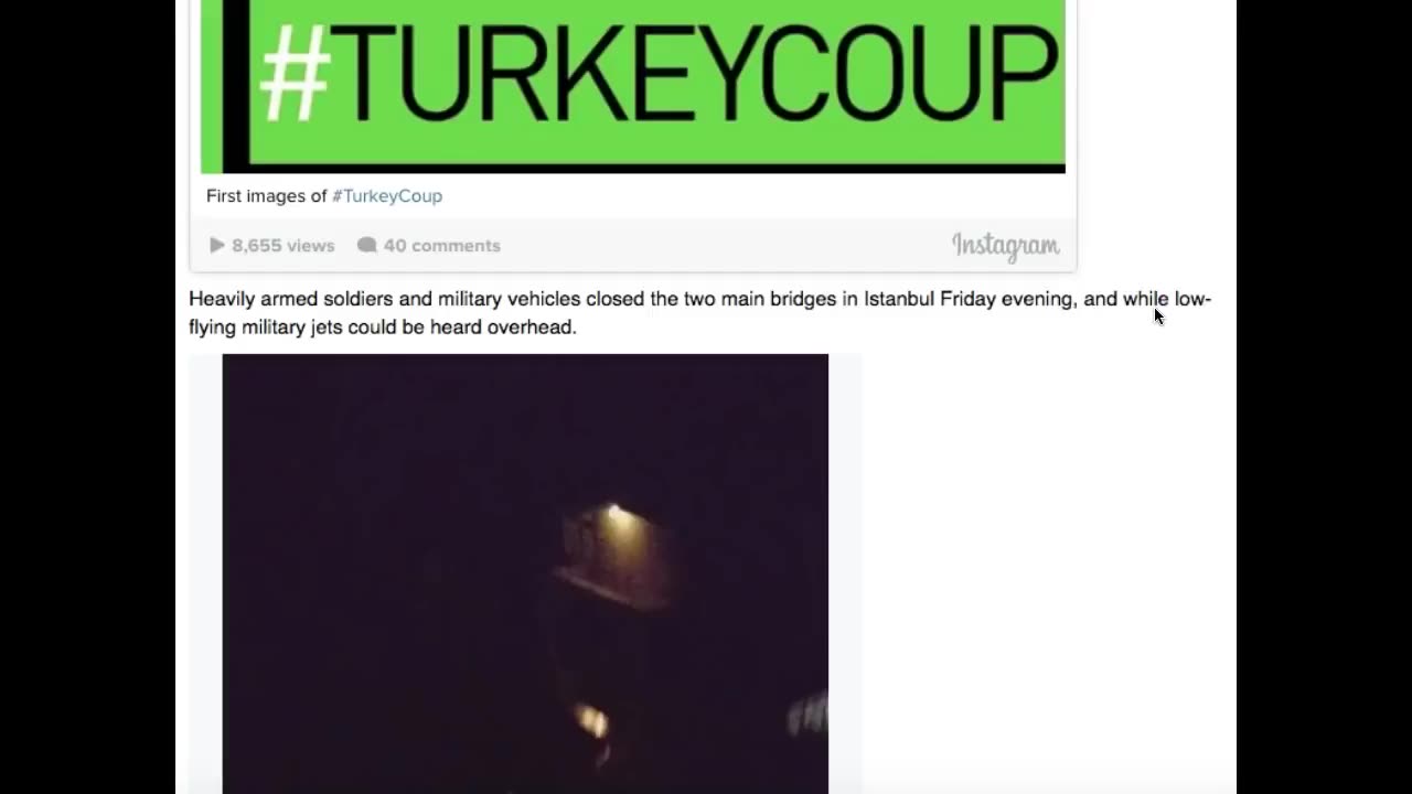 RED ALERT! Martial Law Declared In Turkey! Military Coup Completed!!!