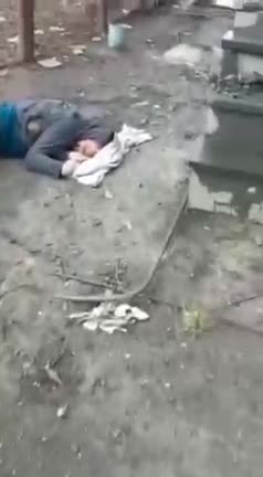 GRAPHIC CONTENT: Footage from Bucha