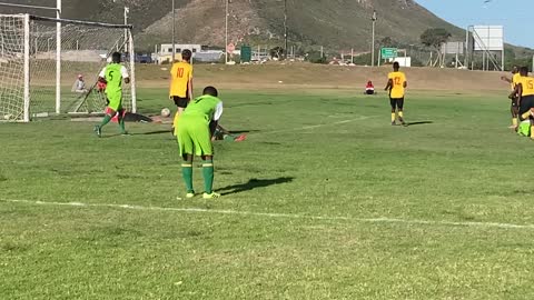 Gansbay Rovers vs. Salim United FC: Goal! Buhle