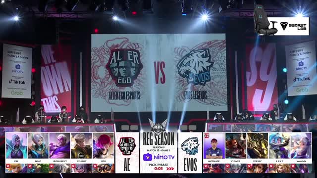 Alter Ego vs EVOS Legends GAME 1 MPL ID S9 - EVOS vs AE ESPORTSTV