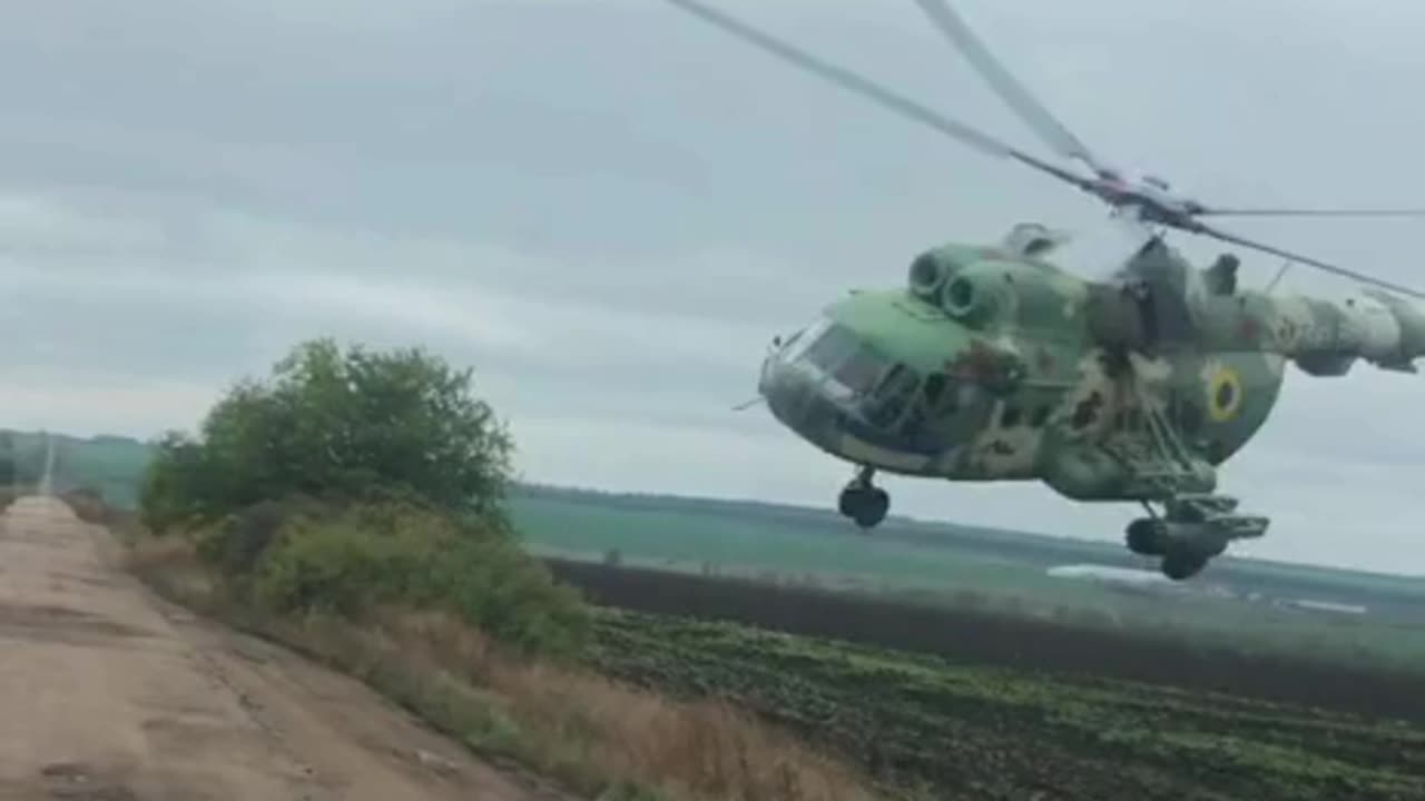 "Low pass" on the Mi-8MSB-V helicopter of Ukrainian production.