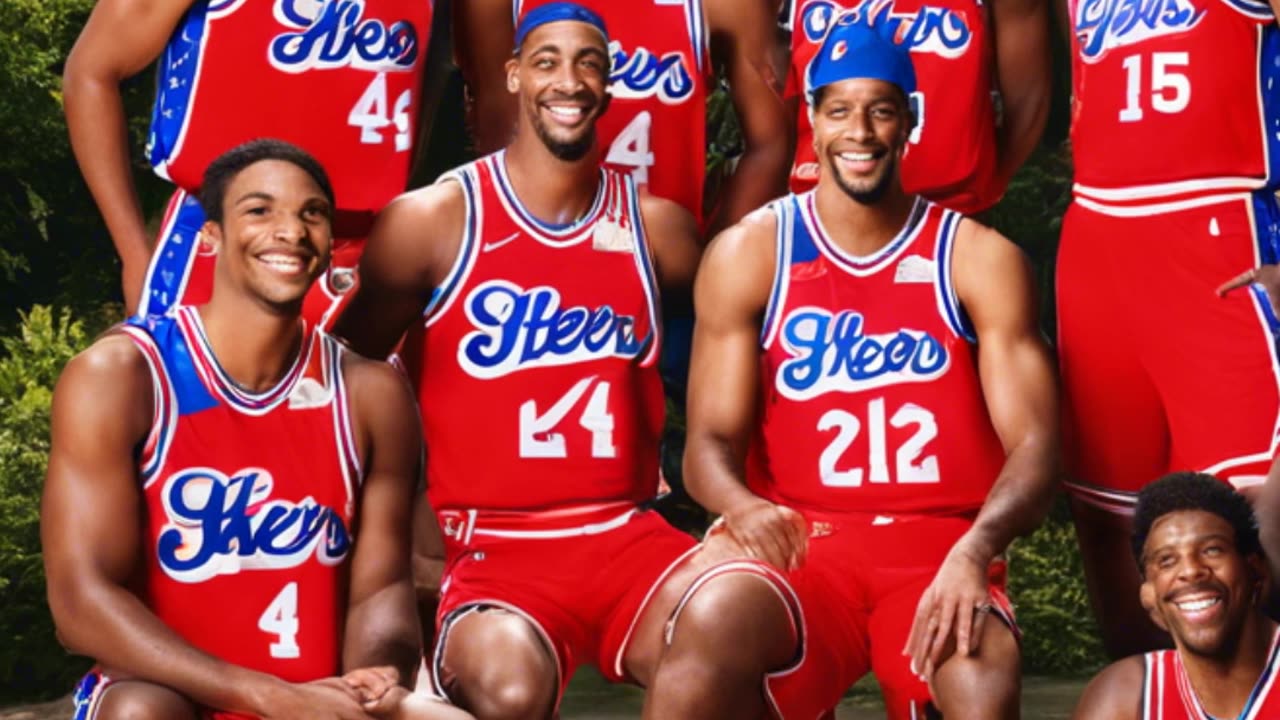 The NBA Champions in 1967 : Philadelphia 76ers