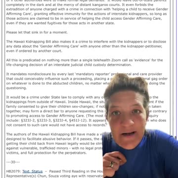 Expose Hawaii Bill HB2079