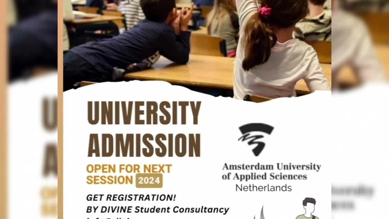 Amsterdam University of Applied Sciences Admission Open 2024