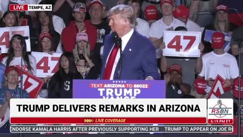 FULL SPEECH- President Trump Holds a Rally in Tempe, AZ - 10-24-24