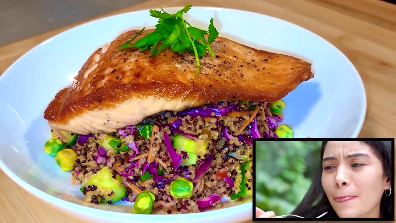 ONE OF MY FAVOURITE QUINOA SALAD With Salmon