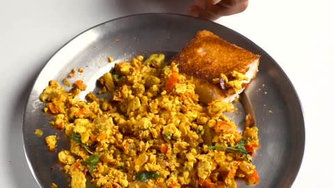 ASMR | Egg Bhurji with Pav