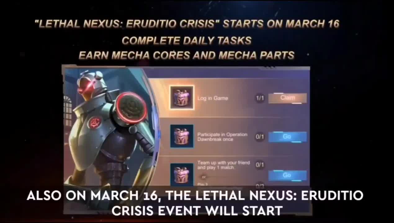 FREE Skin + Hero and more Rewards | New Event in Mobile Legend BangBang