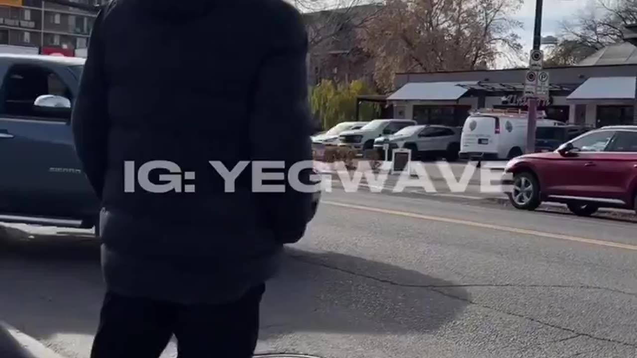 A man was recorded going off about immigrants in Calgary