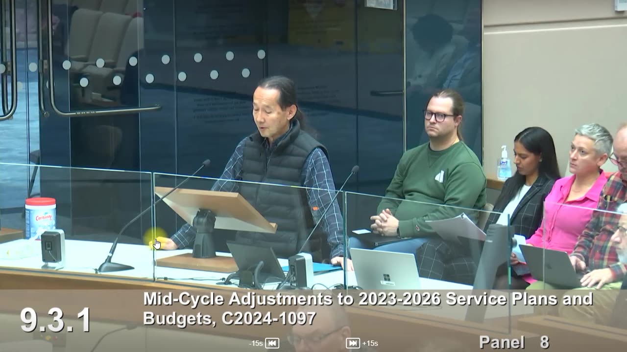 Fluoride discussion at Calgary Public Hearing Nov 18 2024