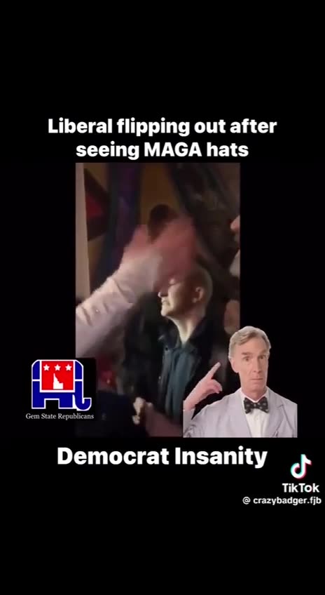 The MAGA hat is like holy water on a demon