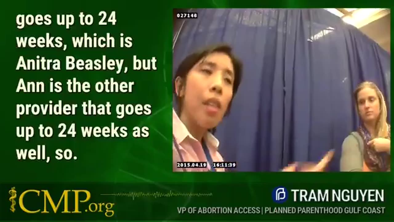 Undercover video shows Planned Parenthood employees admitting to and