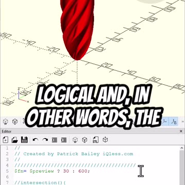 OpenScad: Intersection