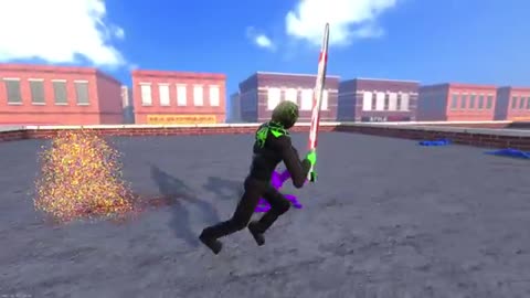 MILES MORALES Takes on the BEST Lightsaber Rooftop Battle EVER!