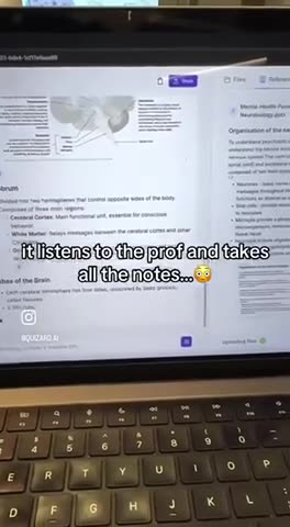 The lecture.new app does all your notes for you....