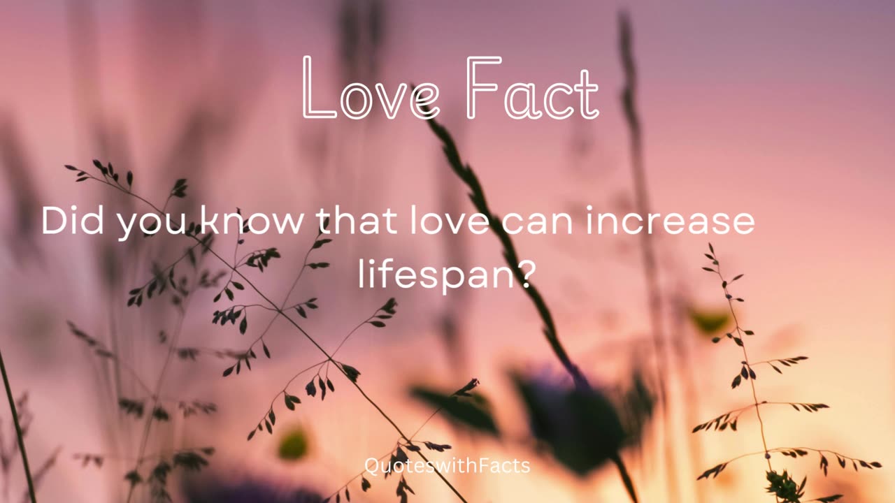 Love quotes and facts