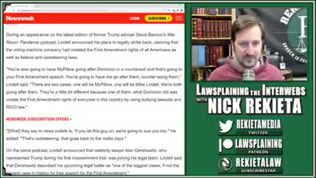Mike Lindell FIGHTS BACK Against Dominion, Hires Alan Dershowitz.m