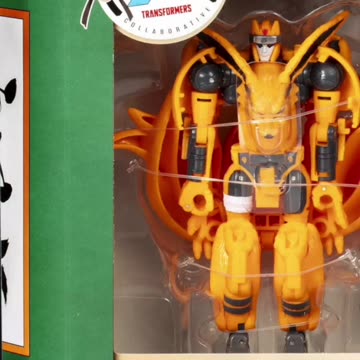 NARUTO SHIPPUDEN x Transformers collab Kurama and Gamakichi