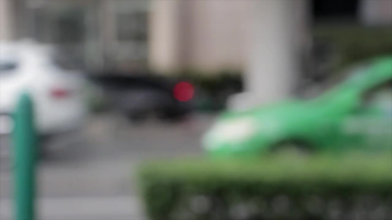 Cars Passing By My Own House In Blurring Camera Mode