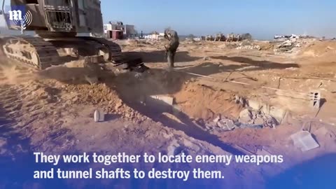 Israeli forces locate and eliminate Hamas weapons and tunnel shafts in Gaza