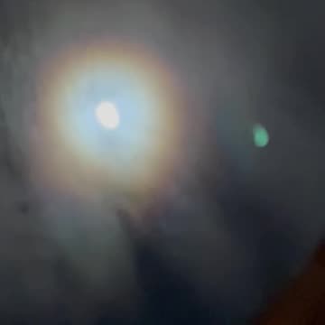 Moon halo September 19, 2024