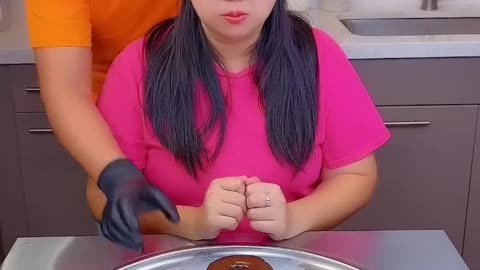 Ice cream challenge! Charizard cake vs cake