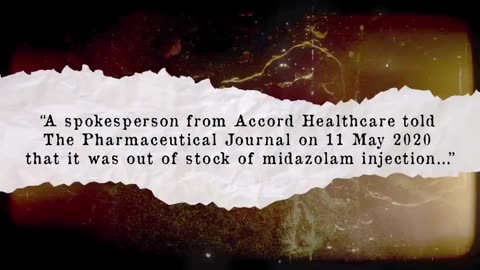 A Good Death? The Midazolam Murders