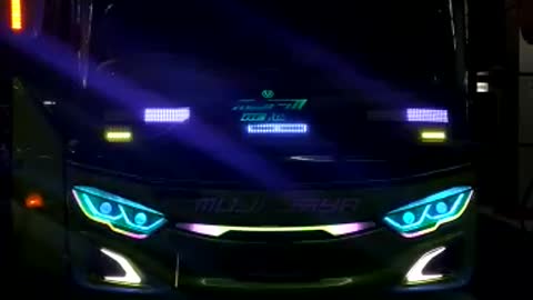 Lighting luxury bus rumble tranding