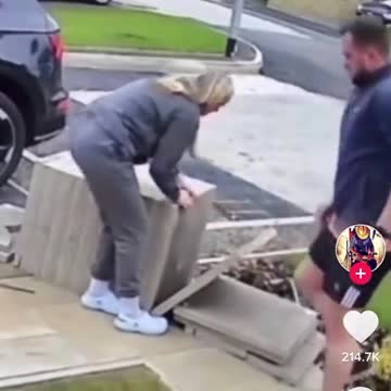 When you catch the bricks