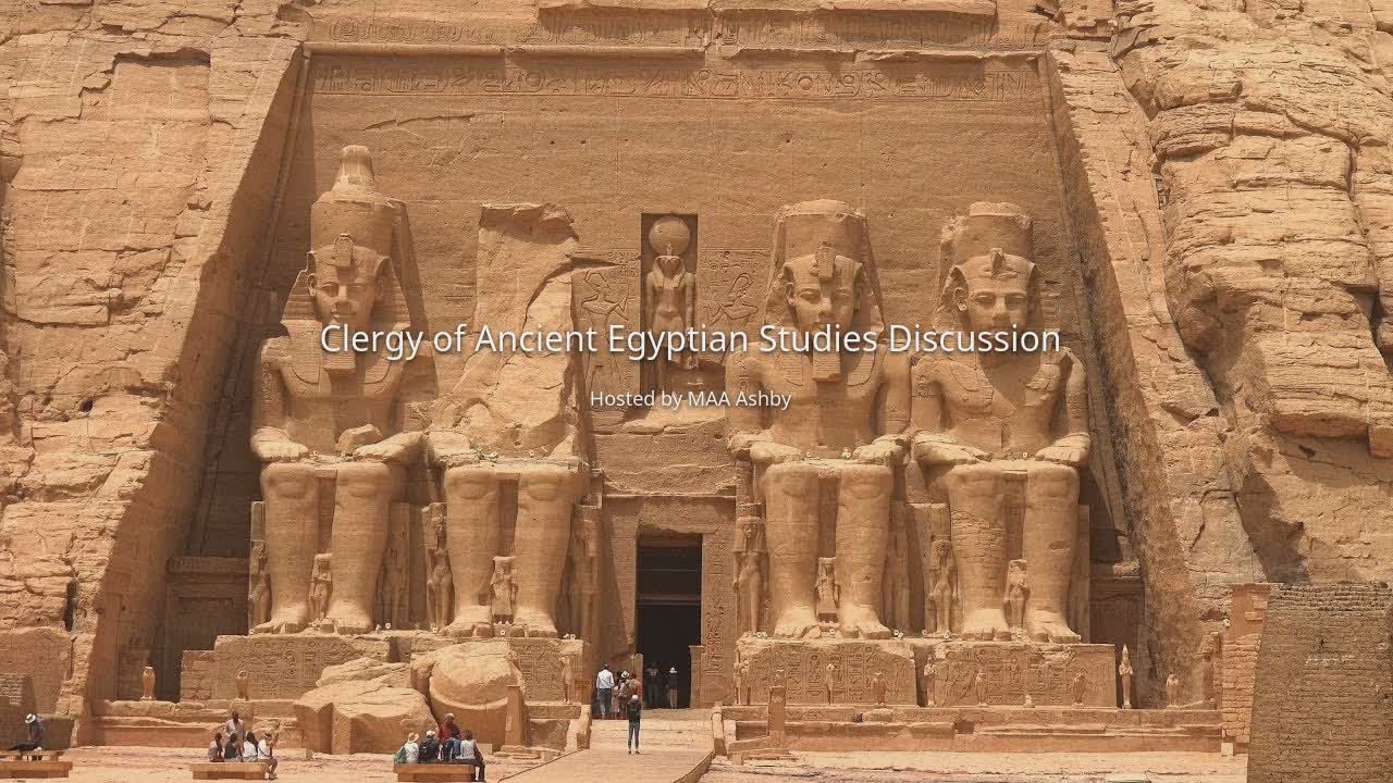 Clergy of Ancient Egyptian Studies Discussion for March 2022 2592568a