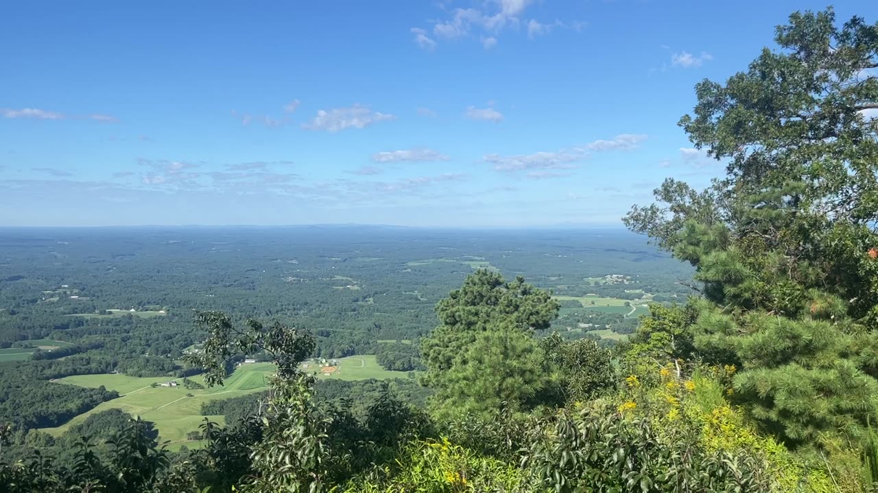 top of Pilot Mtn - prayer that every word spoken in His Name come to pass