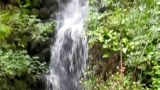 Beautiful Man-Made Waterfall