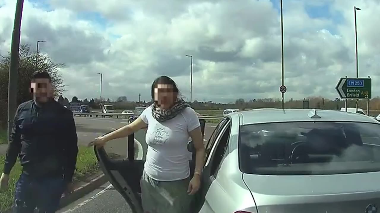 Whoops_ a gentle tap from behind_ 🚗💥 _ Caught on Thinkware Dash Cam