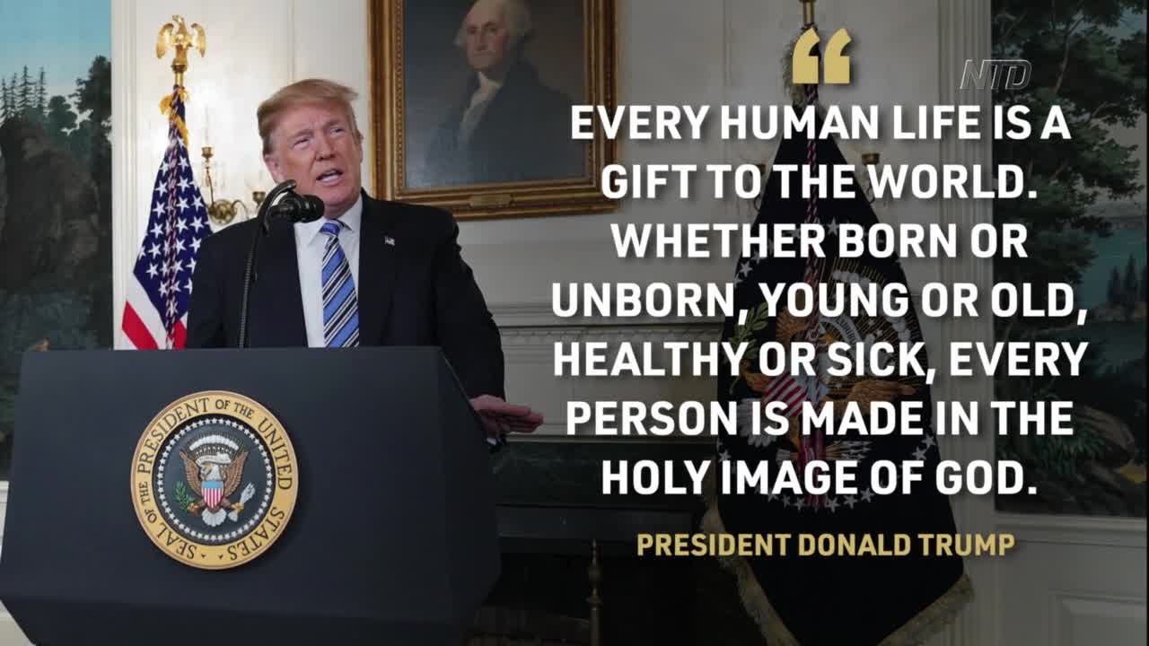 Trump Affirms 'Sanctity of Human Life Day'