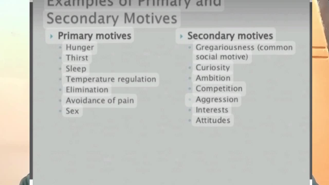 Motive & Motivation
